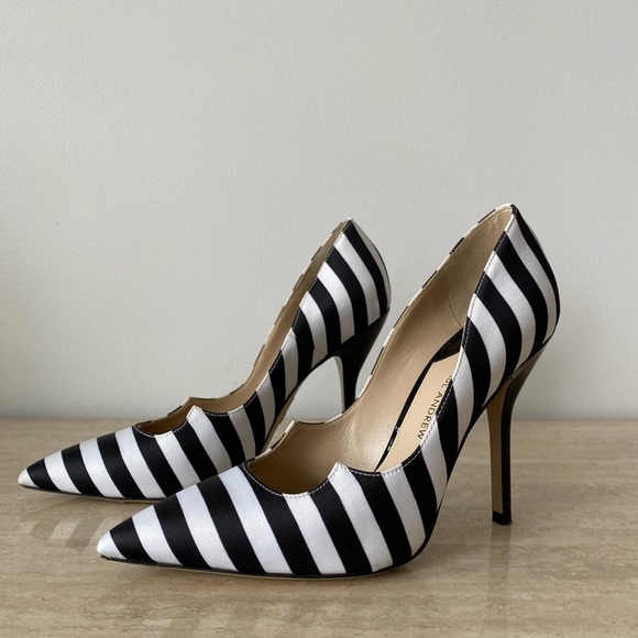 Paul Andrew Striped Heels - Picture 2 of 5